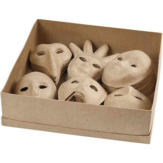 Masker Creativ Company Papier Maché H12-21 cm 1 Förp