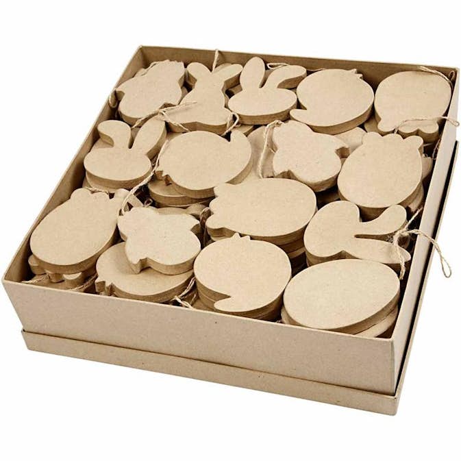 Påskdekorationer Creativ Company 10 cm Tjocklek 12 mm 114 St/1 Förp
