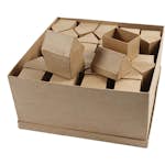 Hus Creativ Company Papier Maché H: 10,5 cm Stl 6x8,5 cm 40 St/1 Förp