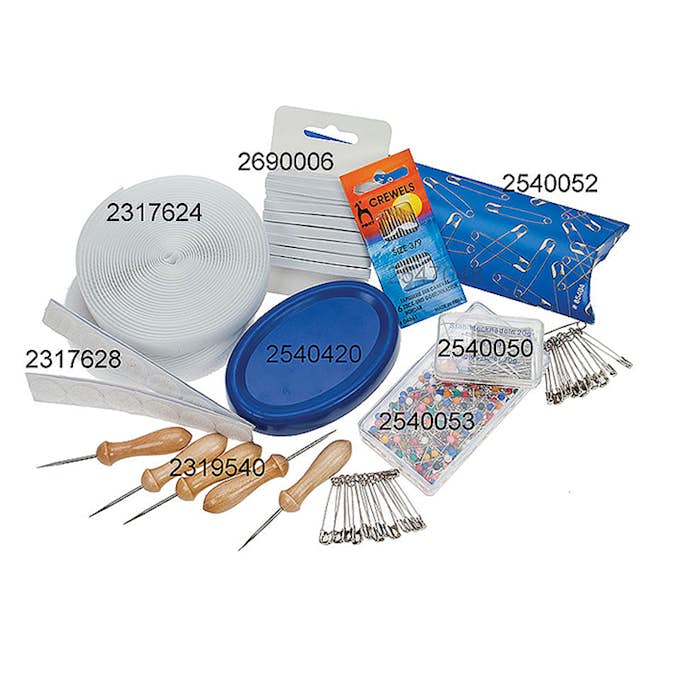 Resårband ABA Skol Vit 10 M x6 mm