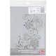 Schablon Creativ Company Stencil Blommor A4, 210x297 mm 1 St