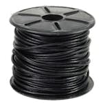 Läderband ABA Skol Svart 2 mm x22,5 M