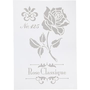 Schablon Creativ Company Stencil Ros A4 210x297 mm 1 St