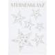Schablon Creativ Company Stencil Stjärnglans A4 210x297 mm 1 St