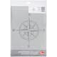 Schablon Creativ Company Stencil Kompass A4 210x297 mm 1 St