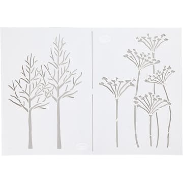 Schablon Creativ Company Stencil Höst A4 210x297 mm 1 St