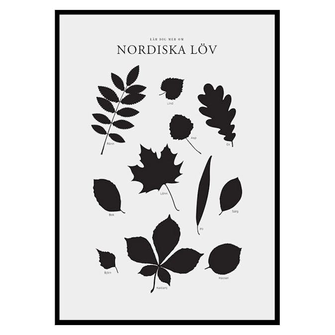 Poster Gallerix Nordiska Löv