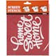 Stencil Creativ Company Screen Home Sweet Home