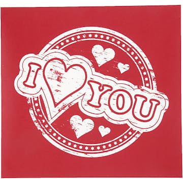 Stencil Creativ Company Screen I Love You