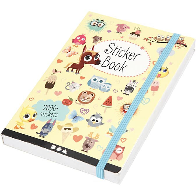 Bok Creativ Company med Stickers Stl 11,5x17 cm 1 St