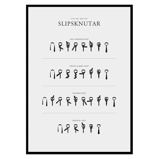 Poster Gallerix Slipsknutar