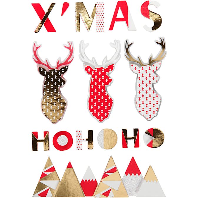 3D-stickers Creativ Company Renar 15-pack