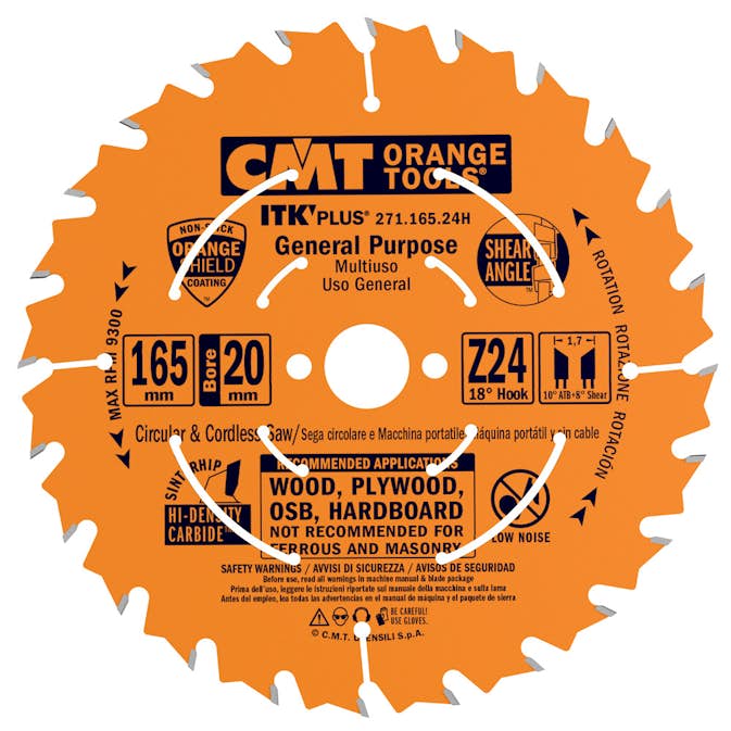 Sågklinga CMT Orange Tools ITK-Plus klyv/kap