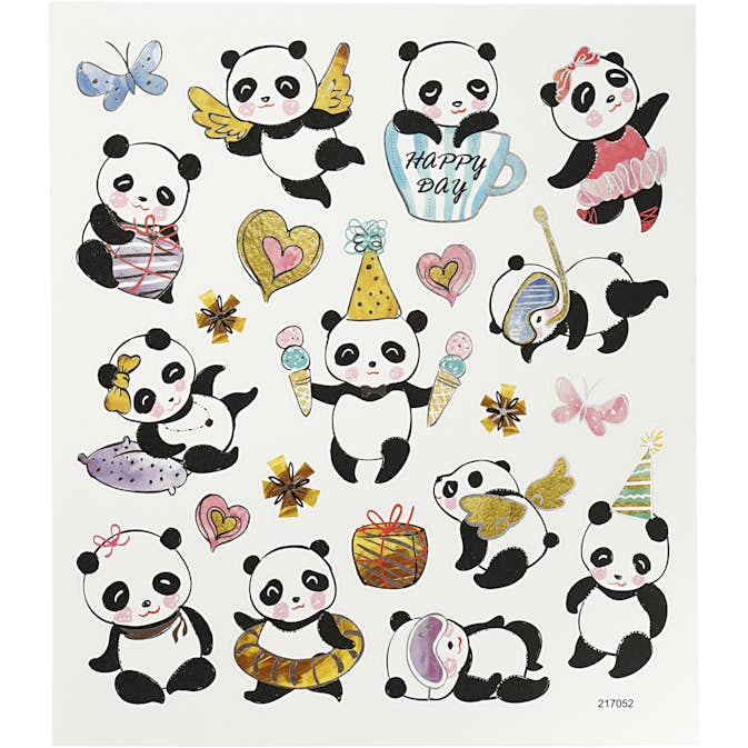 Stickers Creativ Company Pandor 15X16,5 cm 1 Ark