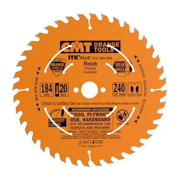 Sågklinga CMT Orange Tools ITK-Plus Kapning