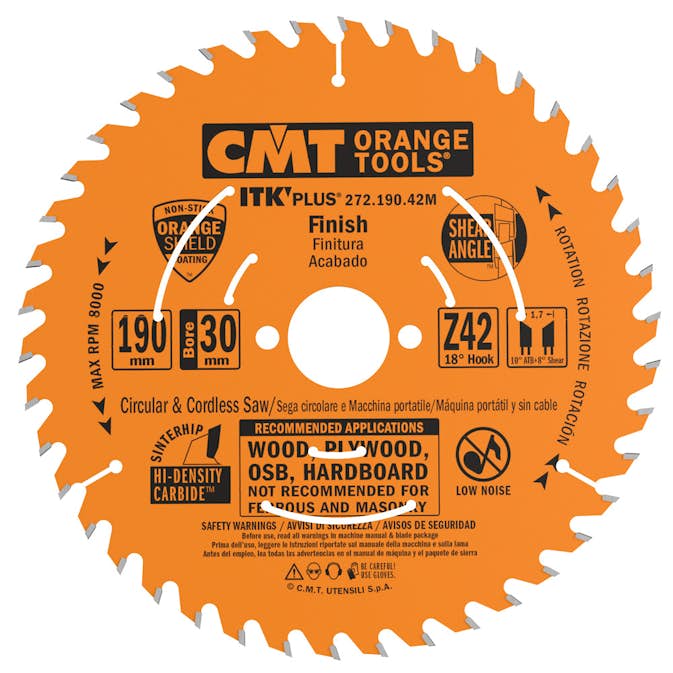 Sågklinga CMT Orange Tools ITK-Plus Kapning