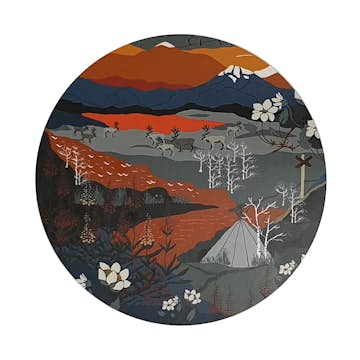 Grytunderlägg Arvidssons Textil Fjällvandring 21 cm