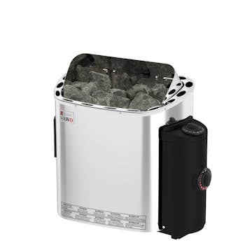 Elektriskt Bastuaggregat SAWO Rostfri Scandia 3P-1P