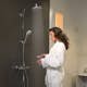 Takduschset Hansgrohe Crometta 100 160 Showerpipe 1jet