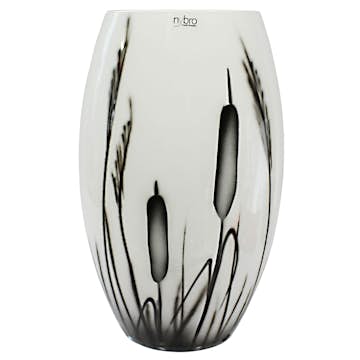 Vas Nybro Crystal Kaveldun Konvex 20 cm