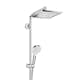 Takduschset Hansgrohe Crometta E Showerpipe 240 1-jet med Badkarsblandare