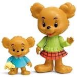 Lekfigurer Bamse Brummelisa & Brumma