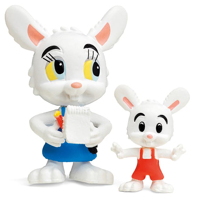 Lekfigurer Bamse Nina Kanin & Minihopp