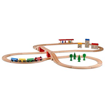 Tågbana Micki Träjärnväg 50 delar