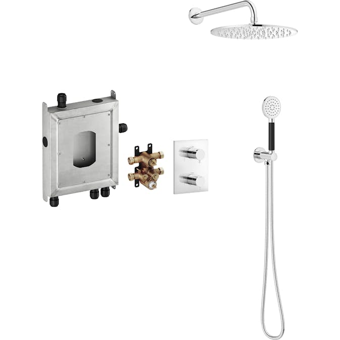 Takduschset Mora INXX II Vägg för Inbyggnad