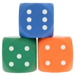 Spel ABA Skol Tärningar 5x5x5 cm 3 st
