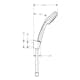 Duschhållarset Hansgrohe Croma