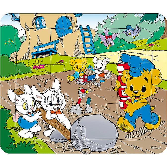 Pussel Egmont Rampussel Bamse 12 Bitar