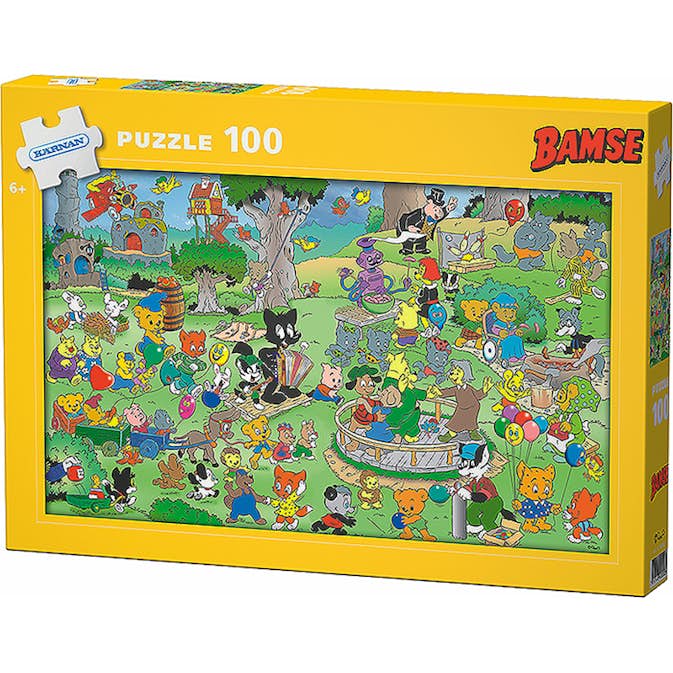 Pussel Kärnan Bamse 100 Bitar