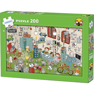 Pussel Kärnan Lasse-majas Detektivbyrå 200 Bitar