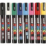 Märkpenna Creativ Company Posca Mixade Färger Nr. Pc-5M, Spets 2,5 mm 8 St/1 Förp