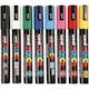 Märkpenna Creativ Company Posca Mixade Färger Nr. Pc-5M, Spets 2,5 mm 8 St/1 Förp