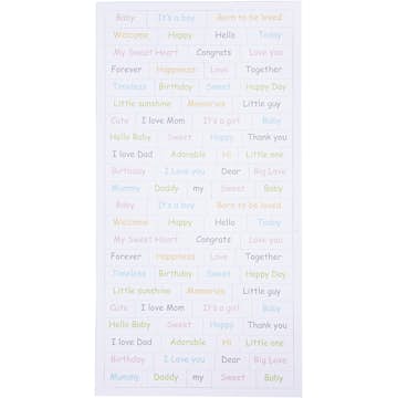 Stickers Creativ Company Baby 2x84-pack