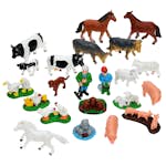 Leksaksdjur ABA Skol Bondgårdsdjur 22 st