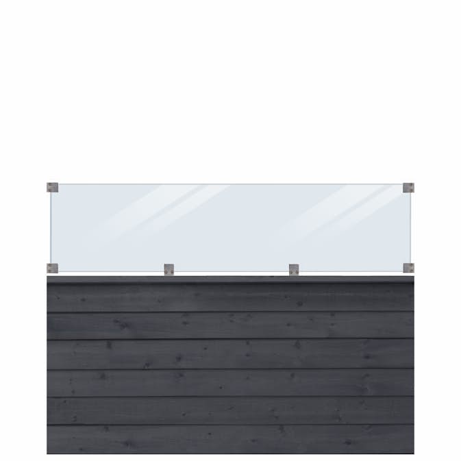Profilstaket PLUS Klink Med Glas 174 x 125 cm