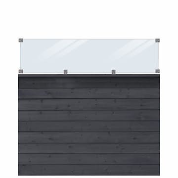 Profilstaket PLUS Klink Med Glas 174 x 163 cm
