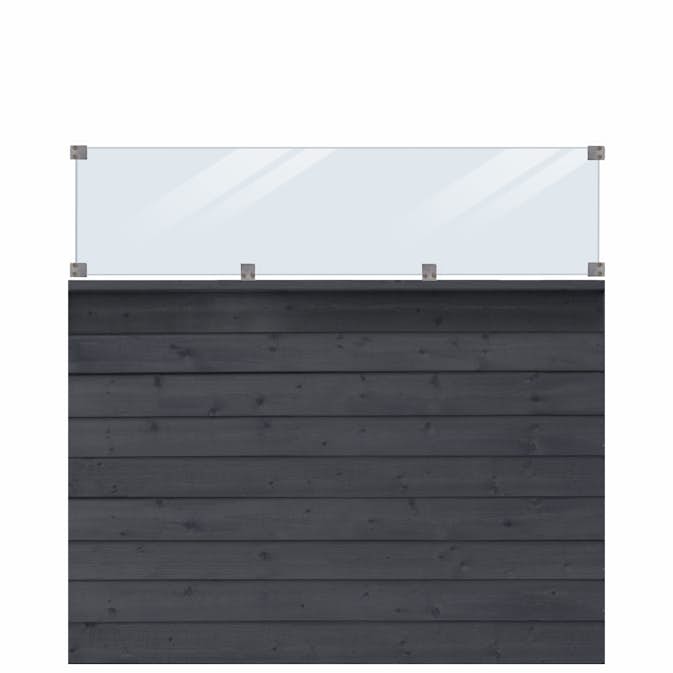 Profilstaket PLUS Klink Med Glas 174 x 163 cm