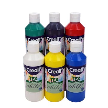 Textilfärg ABA Skol Set Om 6 Färger x250 ml