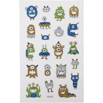 Klistermärken Creativ Company Monster