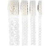 Pappersspets Creativ Company Vit B8-23 mm 4x2 m/1 Förp
