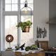Fönsterlampa PR Home Upptown Home Svart 57 cm