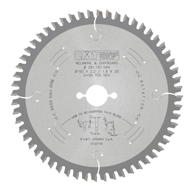 Formatsågklinga CMT Orange Tools TF Laminat/Spånskivor