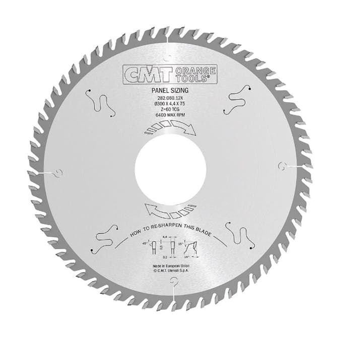 Formatsågklinga CMT Orange Tools TF Chrom