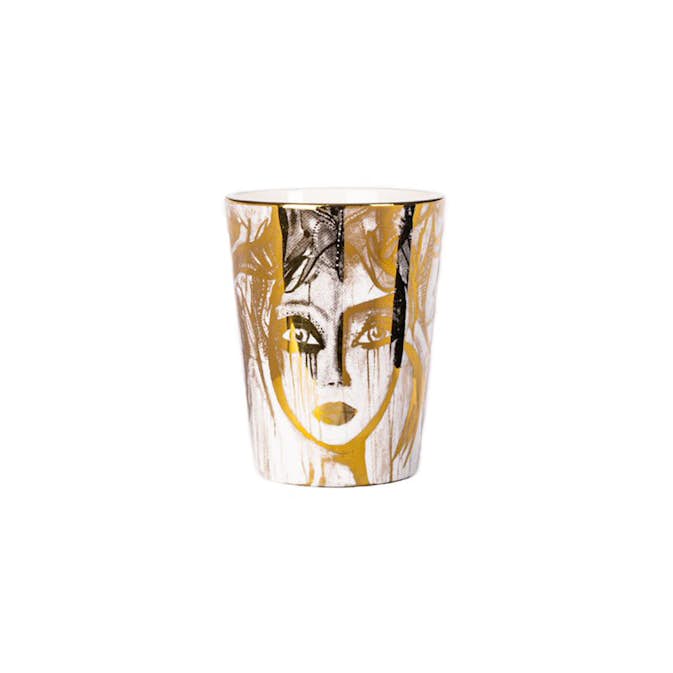 Mugg Carolina Gynning Slice of Life Guld/Vit