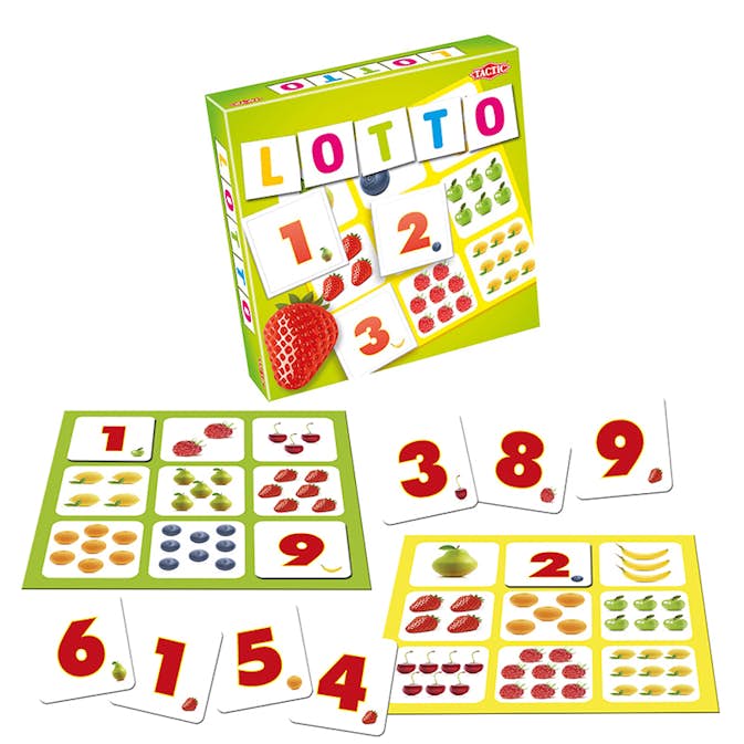 Spel Tactic Lotto Frukter Frukter Siffror