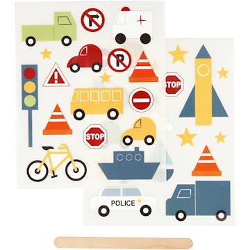 Rub-on-stickers Creativ Company Transport